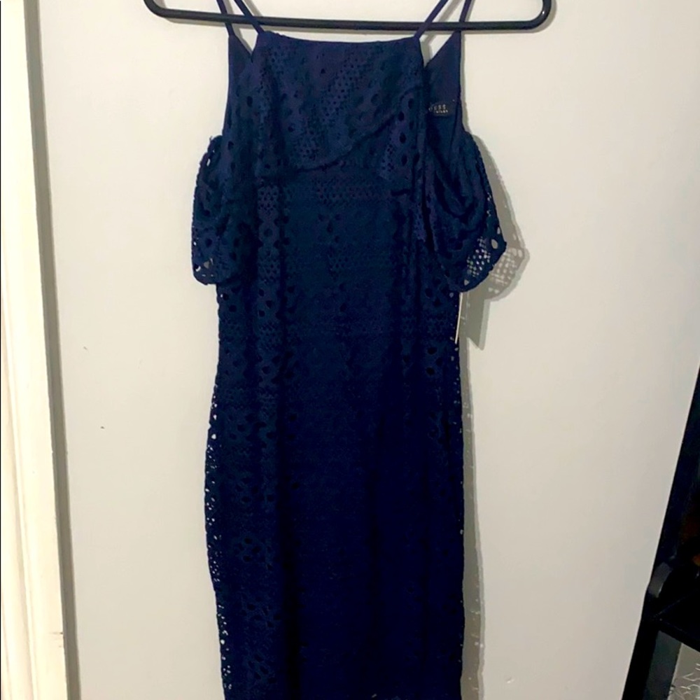 Lace off shoulder dress. NWT